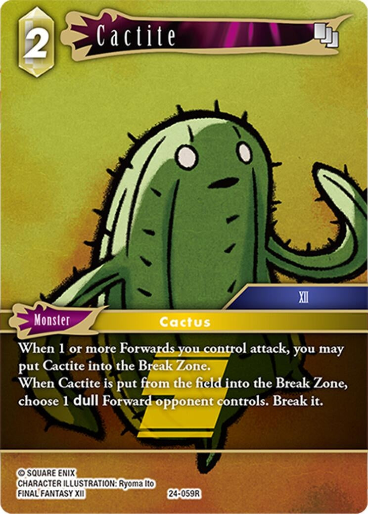 Cactite (24) [24] - Final Fantasy TCG Single