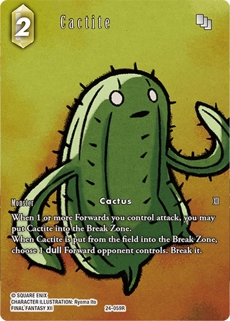 Cactite (Full Art) (24) [24] - Final Fantasy TCG Single