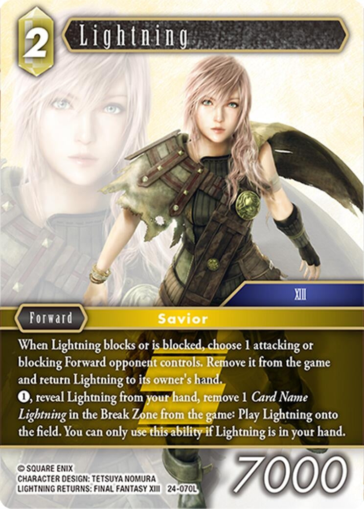 Lightning (24) [24] - Final Fantasy TCG Single