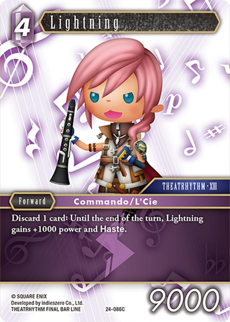 Lightning (24-086C) (24) [24] - Final Fantasy TCG Single
