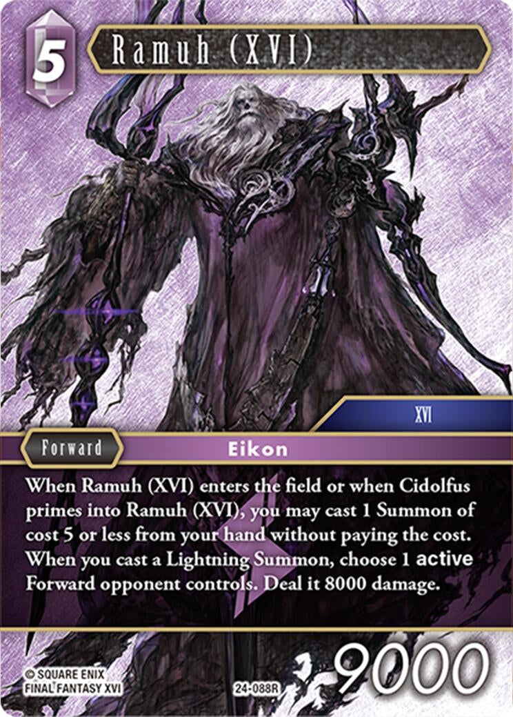 Ramuh (XVI) (24) [24] - Final Fantasy TCG Single