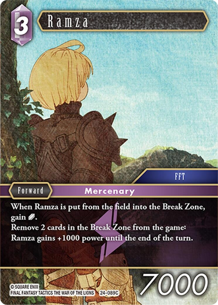 Ramza (24) [24] - Final Fantasy TCG Single