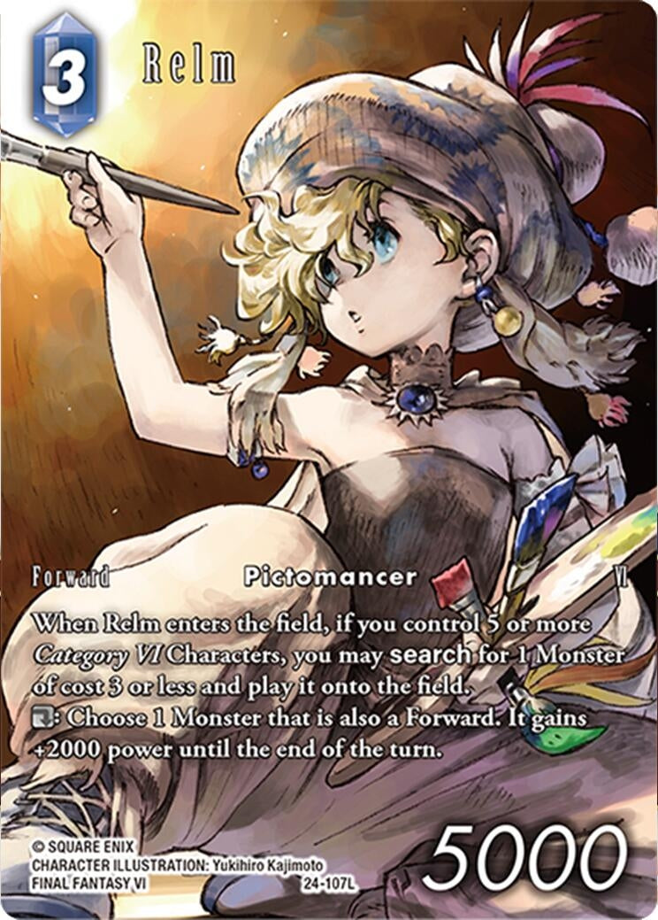 Relm (Full Art) (24) [24] - Final Fantasy TCG Single