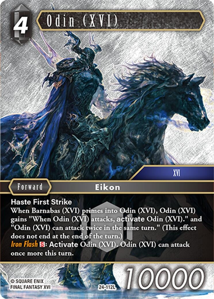 Odin (XVI) (24) [24] - Final Fantasy TCG Single