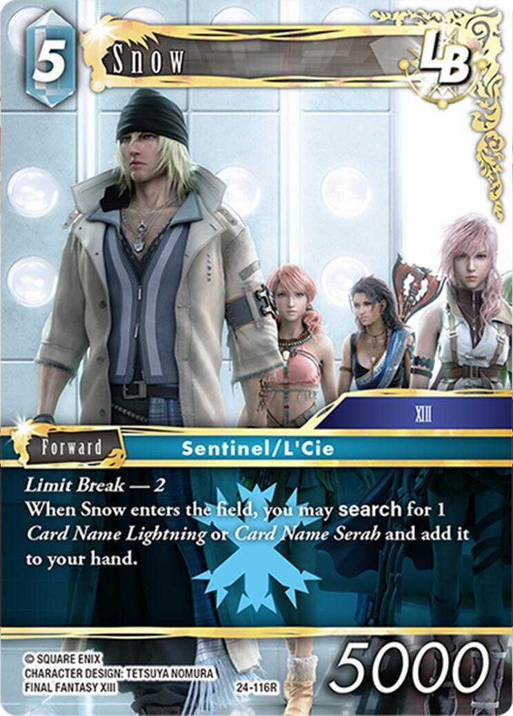Snow (24) [24] - Final Fantasy TCG Single