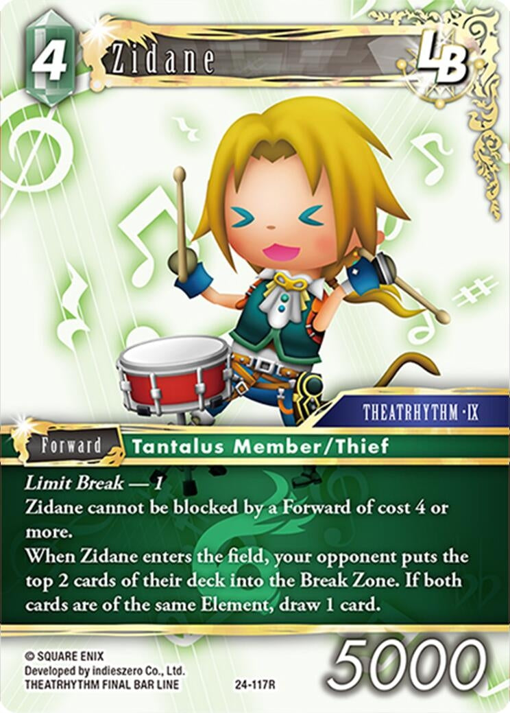 Zidane LB (24) [24] - Final Fantasy TCG Single
