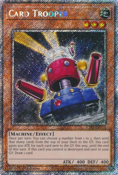 Card Trooper (Platinum Secret Rare) (3172) - YuGiOh Single