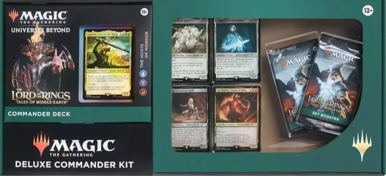 The Lord of the Rings: Tales of Middle-earth Deluxe Commander Kit - The Hosts of Mordor [LTC] - MTG Sealed