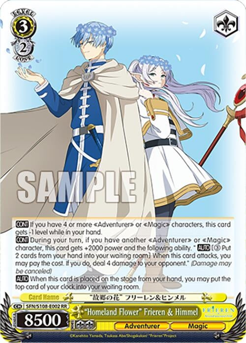 ’Homeland Flower’ Frieren & Himmel (108002) [SFN/S108] - Weiss Schwarz Single