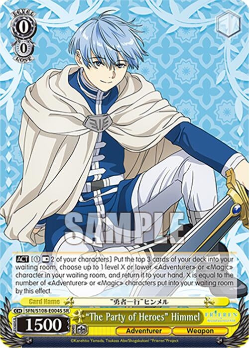 ’The Party of Heroes’ Himmel (SR) (108004) [SFN/S108] - Weiss Schwarz Single