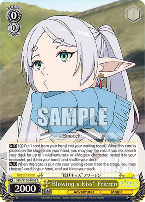 ’Blowing a Kiss’ Frieren (108005) [SFN/S108] - Weiss Schwarz Single