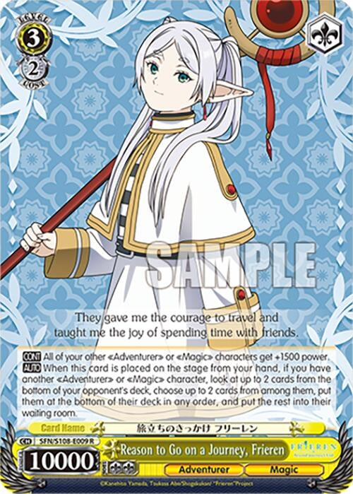 Reason to Go on a Journey Frieren (108009) [SFN/S108] - Weiss Schwarz Single