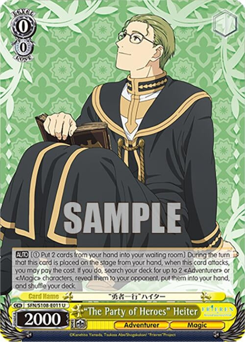 ’The Party of Heroes’ Heiter (108011) [SFN/S108] - Weiss Schwarz Single