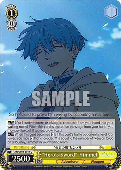 ’Hero’s Sword’ Himmel (108014) [SFN/S108] - Weiss Schwarz Single
