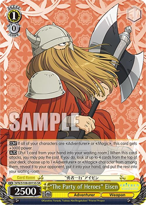 ’The Party of Heroes’ Eisen (SR) (108015) [SFN/S108] - Weiss Schwarz Single
