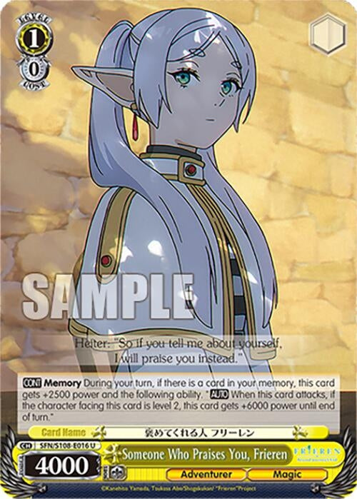 Someone Who Praises You Frieren (108016) [SFN/S108] - Weiss Schwarz Single