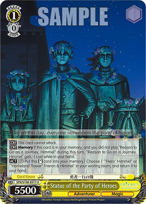 Statue of the Party of Heroes (108017) [SFN/S108] - Weiss Schwarz Single
