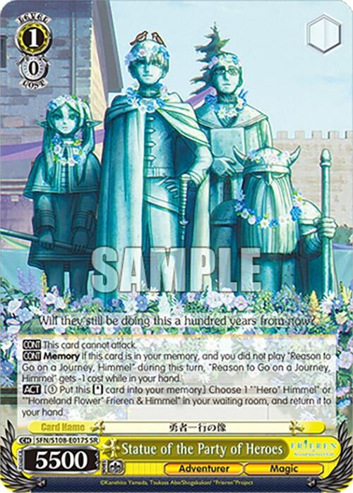 Statue of the Party of Heroes (SR) (108017) [SFN/S108] - Weiss Schwarz Single