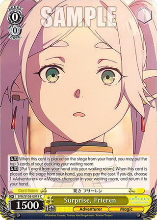 Surprise Frieren (108019) [SFN/S108] - Weiss Schwarz Single