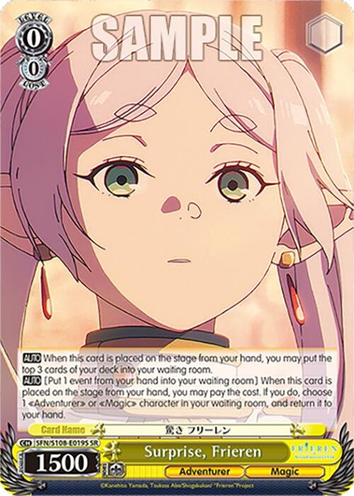 Surprise Frieren (SR) (108019) [SFN/S108] - Weiss Schwarz Single
