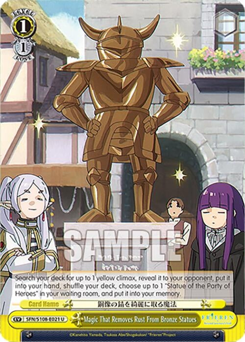 Magic That Removes Rust From Bronze Statues (108021) [SFN/S108] - Weiss Schwarz Single