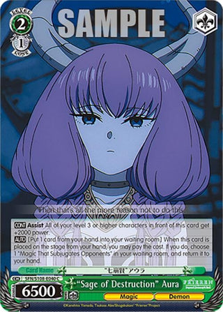 ’Sage of Destruction’ Aura (108040) [SFN/S108] - Weiss Schwarz Single