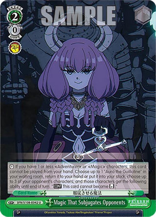 Magic That Subjugates Opponents (108042) [SFN/S108] - Weiss Schwarz Single