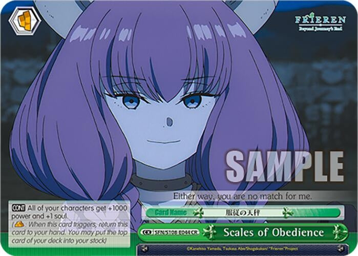 Scales of Obedience (108044) [SFN/S108] - Weiss Schwarz Single