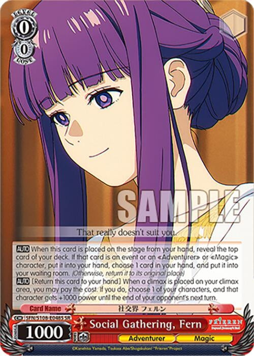 Social Gathering Fern (SR) (108048) [SFN/S108] - Weiss Schwarz Single