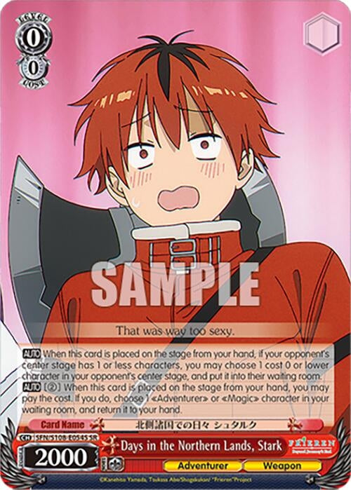 Days in the Northern Lands Stark (SR) (108054) [SFN/S108] - Weiss Schwarz Single
