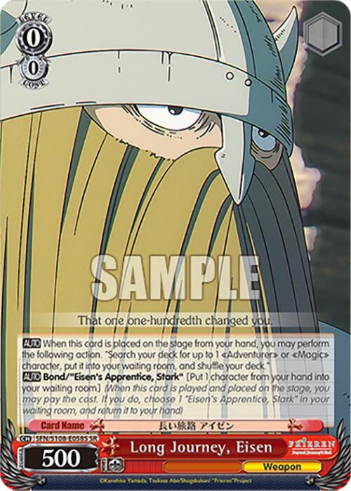 Long Journey Eisen (SR) (108058) [SFN/S108] - Weiss Schwarz Single