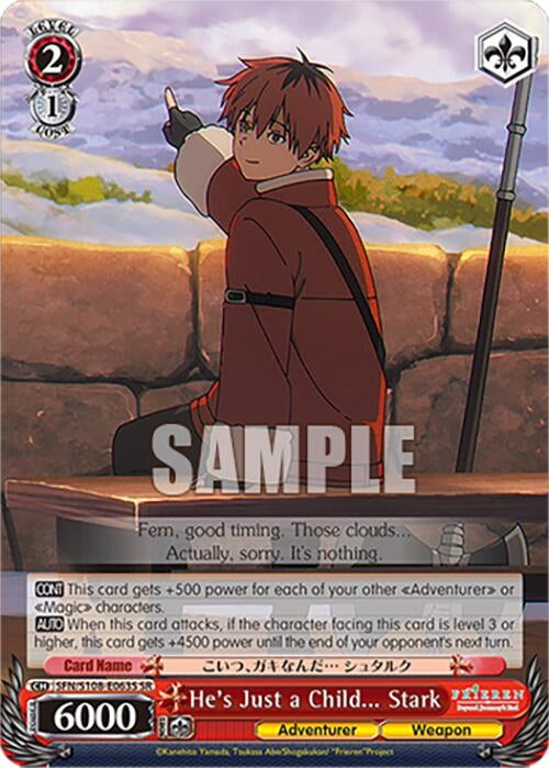 He’s Just a Child... Stark (SR) (108063) [SFN/S108] - Weiss Schwarz Single