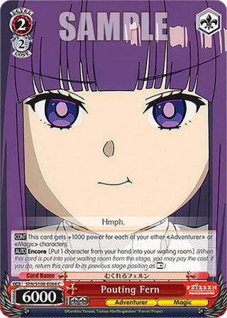 Pouting Fern (108064) [SFN/S108] - Weiss Schwarz Single