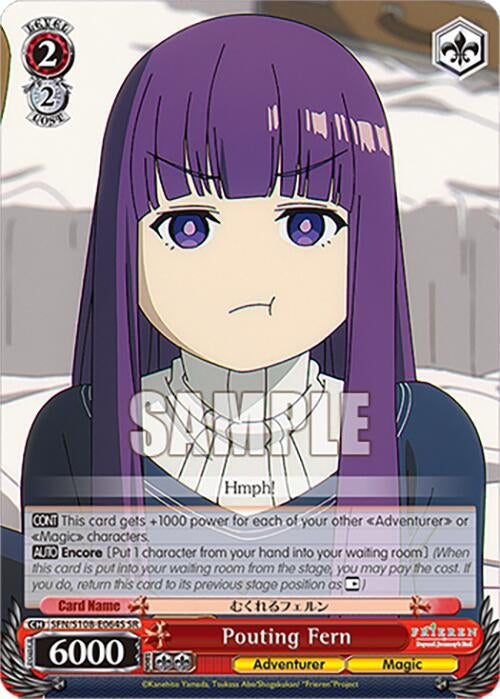 Pouting Fern (SR) (108064) [SFN/S108] - Weiss Schwarz Single