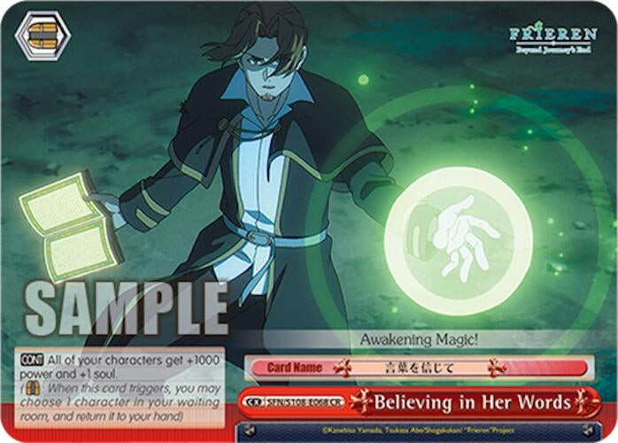 Believing in Her Words (108068) [SFN/S108] - Weiss Schwarz Single