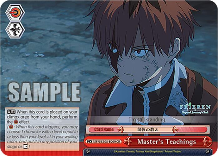 Master’s Teachings (108069) [SFN/S108] - Weiss Schwarz Single