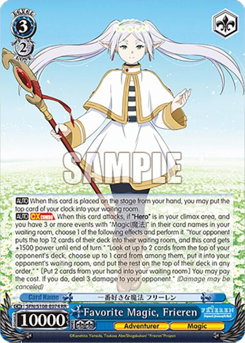Favorite Magic Frieren (108074) [SFN/S108] - Weiss Schwarz Single
