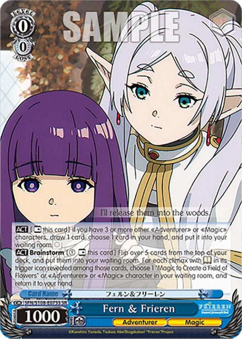 Fern & Frieren (SR) (108075) [SFN/S108] - Weiss Schwarz Single