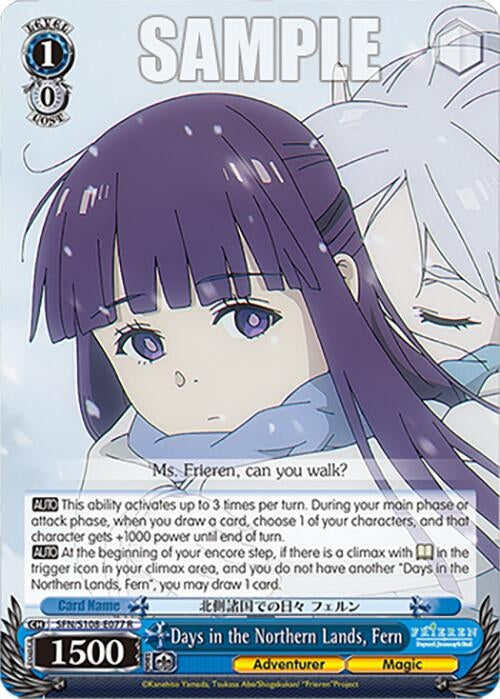 Days in the Northern Lands Fern (108077) [SFN/S108] - Weiss Schwarz Single