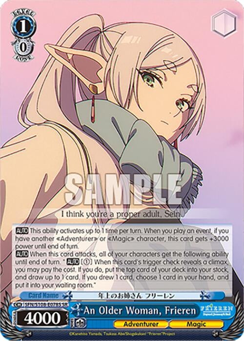 An Older Woman Frieren (SR) (108078) [SFN/S108] - Weiss Schwarz Single