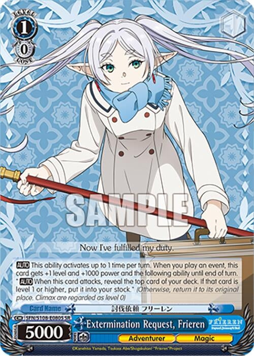 Extermination Request Frieren (SR) (108080) [SFN/S108] - Weiss Schwarz Single