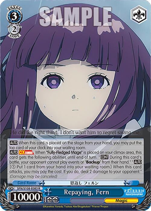 Repaying Fern (108083) [SFN/S108] - Weiss Schwarz Single