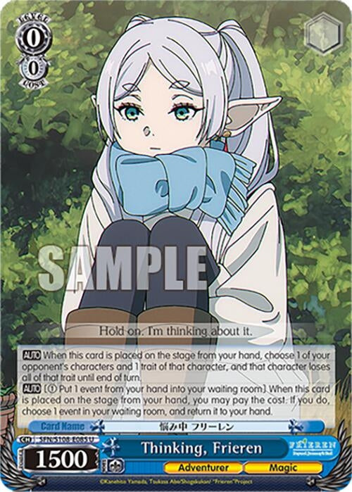 Thinking Frieren (108085) [SFN/S108] - Weiss Schwarz Single