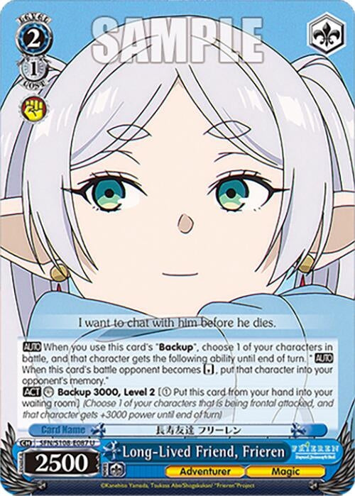 Long-Lived Friend Frieren (108087) [SFN/S108] - Weiss Schwarz Single