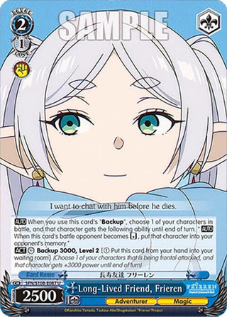 Long-Lived Friend Frieren (108087) [SFN/S108] - Weiss Schwarz Single