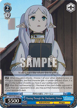 Passing Through the Checkpoint Frieren (108088) [SFN/S108] - Weiss Schwarz Single