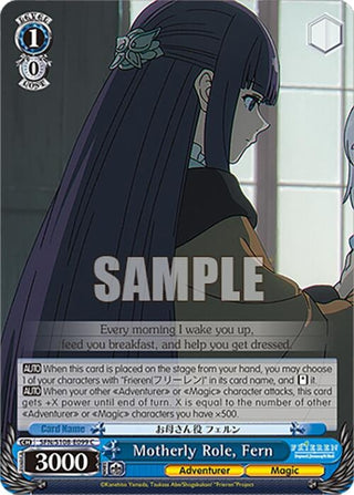 Motherly Role Fern (108099) [SFN/S108] - Weiss Schwarz Single