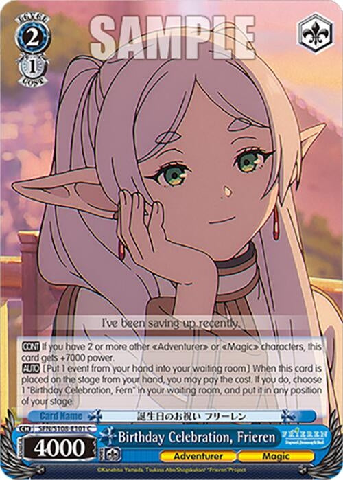 Birthday Celebration Frieren (108101) [SFN/S108] - Weiss Schwarz Single