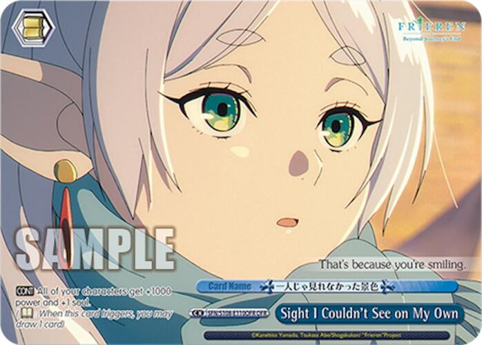 Sight I Couldn’t See on My Own (OFR) (108110) [SFN/S108] - Weiss Schwarz Single