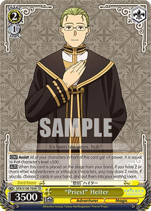 ’Priest’ Heiter (10806) [SFN/S108] - Weiss Schwarz Single